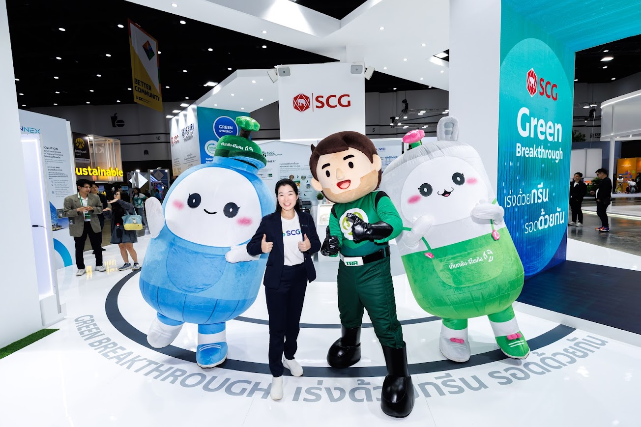 เอสซีจีจัดแสดงนิทรรศการภายใต้แนวคิด “Green Breakthrough – เร่งด้วยกรีน รอดด้วยกัน” เพื่อนำเสนอนวัตกรรมและแนวทางสู่การเปลี่ยนผ่านสู่สังคมคาร์บอนต่ำ
