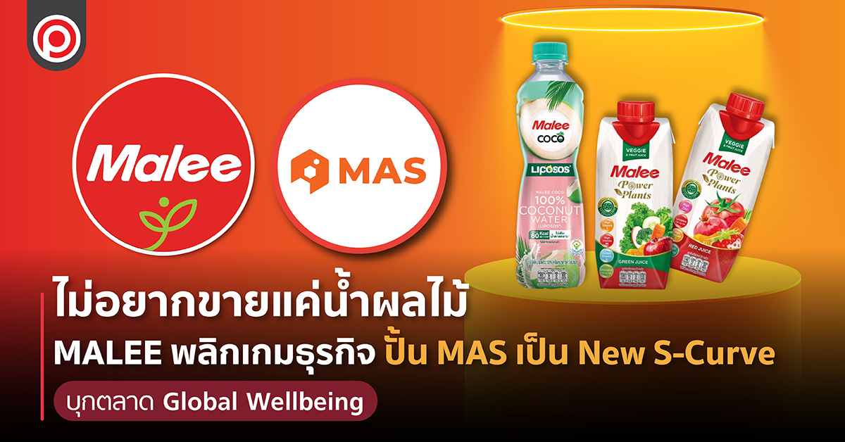 MALEE พลิกเกมธุรกิจ ปั้น MAS เป็น New S-Curve บุกตลาด Global Wellbeing