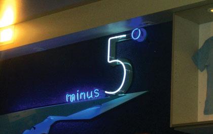 Minus 5 บาร์เย็นฉ่ำ ย่ำดาวน์อันเดอร์