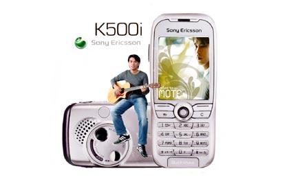 โซนี่ อีริคสัน จับ ‘โมทย์’ ลงมือถือ ‘K 500i’ มือถือเพื่อความบันเทิงพร้อมมิวสิคคอนเท้นท์จาก ‘โมทย์’ ค่ายโซนี่ มิวสิค