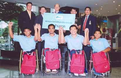 ดีแทค มอบกำลังใจให้กับ นักกีฬาพาราลิมปิค
