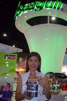 ชุดเครื่องครัวสเตนเลสสตีลนกนางนวลร่วมออกบูธในงาน BIG & BIH 2005