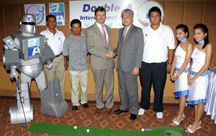 ดั๊บเบิ้ล เอ เซ็นสัญญา Asian Tour จัดการแข่งขันกอล์ฟ