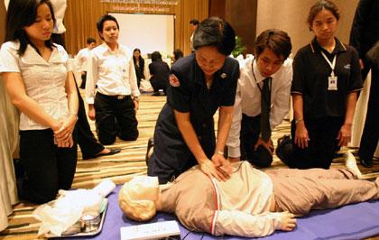 อิมแพ็ค เมืองทองธานี เตรียมความพร้อมพนักงาน จัดอบรม “หลักสูตรการปฐมพยาบาลเบื้องต้น”