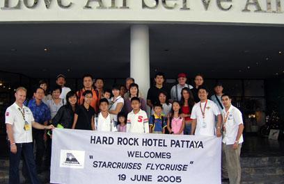 Star Cruises Holidaymakers Get Star Treatment at Hard Rock Hotel Pattaya