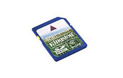 คิงส์ตันเปิดตัวการ์ด Secure Digital High-Capacity (SDHC) 4 GB