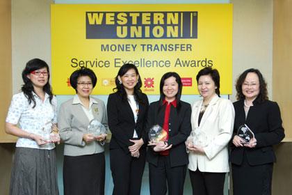 เวสเทิร์น ยูเนี่ยน มอบรางวัลเกียรติยศแห่ง “Service Excellence Awards”