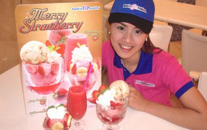 บาสกิ้น-ร้อบบิ้นส์ เติมความหวานให้คู่รักด้วยสตรอเบอรี่สดกับ“เมอร์รี่ สตรอเบอร์รี่”