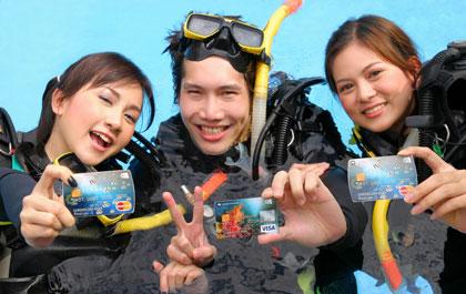 เคทีซีชิงเปิดบัตรเครดิตจับกลุ่มนักดำน้ำครั้งแรกในเมืองไทย ตั้งเป้าสมาชิกปีแรก 1,500 ใบ
