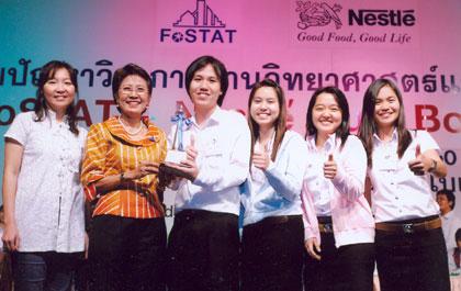 นิสิตเทคโนโลยีอาหารจุฬาฯ คว้าชัย 5 ปีซ้อน FoSTAT – Nestle Quiz Bowl 2007