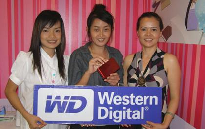 WD สนับสนุนรางวัลโปรแกรมลุ้นโชคของนิตยสารชื่อดัง