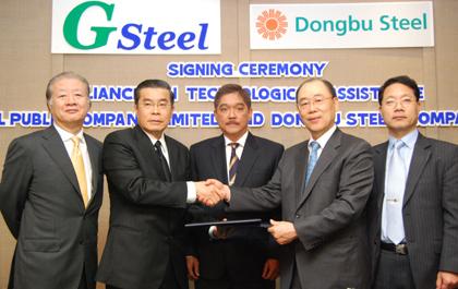 จีสตีลถ่ายทอดเทคโนโลยีผลิตเหล็กรีดร้อนให้ดองบูสตีลยักษ์ใหญ่เหล็กรีดเย็นจากเกาหลี