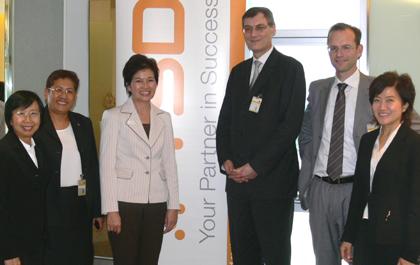 ธนาคาร Deutsche Bank เยี่ยมชม TSD