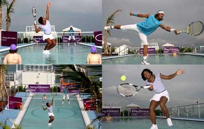 “โซนี่ อิริคสัน โอเพ่น” จัดแข่งขันเทนนิสบนผิวน้ำ ณ ไมอามี่ เซาท์ บีช