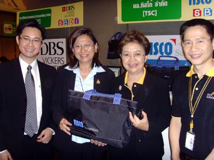 บล. ทิสโก้ ร่วมออกบูธ SET in the City Zone @ Money Expo 2008