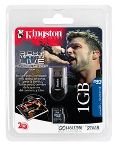 Kingston จับมือซูเปอร์สตาร์ “ริกกี้ มาร์ติน” เปิดตัวเมโมรี่มือถือ ‘Black & White’