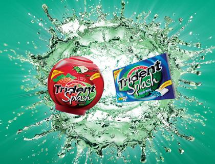 “ไทรเด้นท์ สแปลช” หมากฝรั่งสอดไส้ไม่มีน้ำตาล