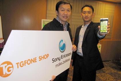 โซนี่ อีริคสัน ผนึก ทีจีโฟน ขยายช่องทางการขายสมาร์ทโฟน