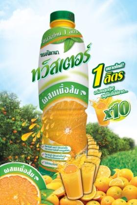 ใหม่! “ทรอปิคานา ทวิสเตอร์ น้ำส้มผสมเนื้อส้ม 1 ลิตร”