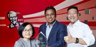 เคเอฟซี ประเทศไทย ครองอันดับหนึ่ง แบรนด์ยอดนิยมธุรกิจร้านอาหารจากยูกอฟ อวอร์ด